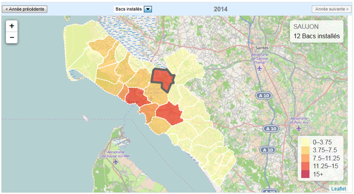 Carte de résultats Agglo Royan