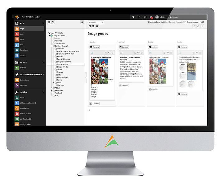Backend TYPO3 7.6 plus ergonomique