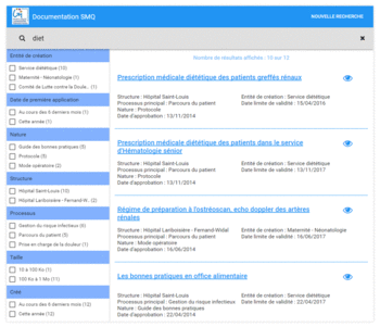 Un module de consultation pour faciliter l’accès au référentiels